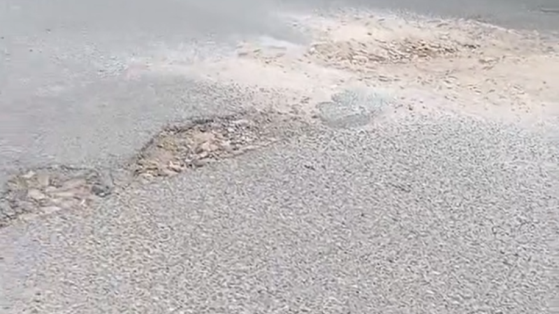 Sumqayıtda bu yol sürücüləri ziyana salır