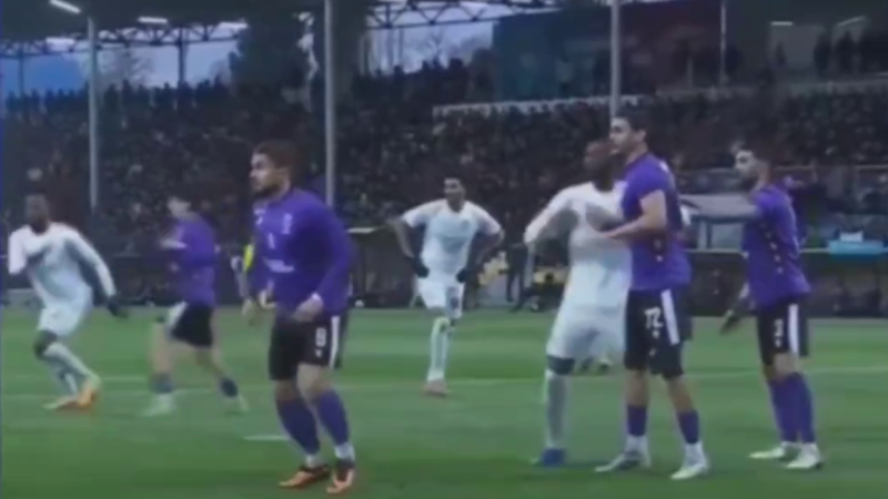 Sumqayıtın oyununda stadionu kabab tüstüsü bürüdü