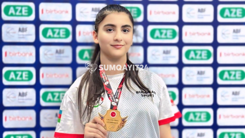 Sumqayıtlı qız beynəlxalq turnirin BİRİNCİSİ OLDU