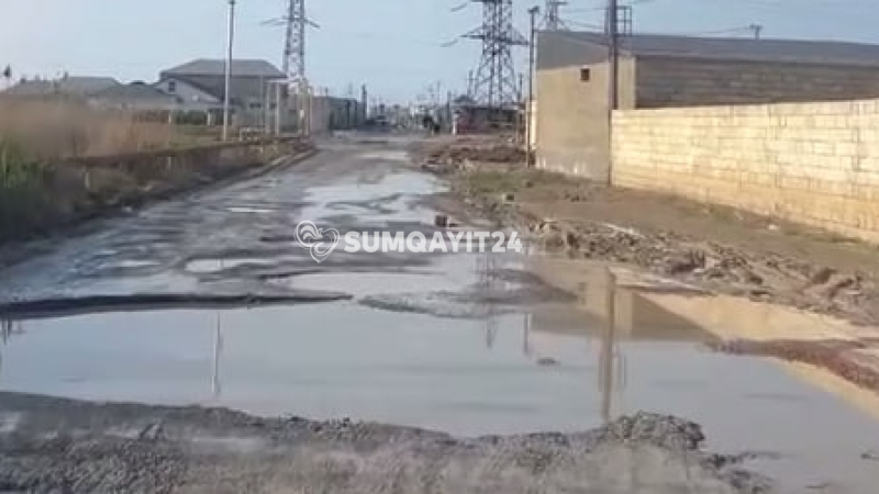 Sumqayıtda artıq normal yol yoxdur - Şikayət
