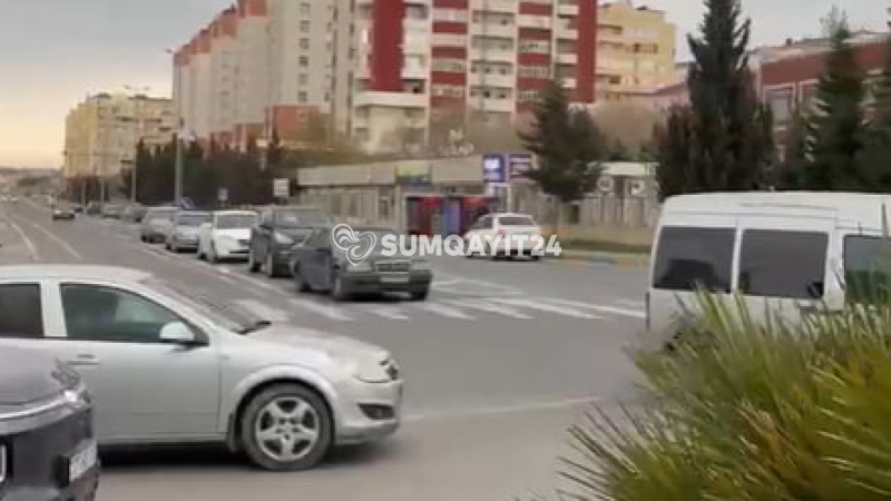 Bir nöqtə şəhəri kilidləyir - Sumqayıtda XAOS