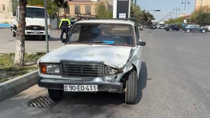 Sumqayıtda qəza - Yaralananlar var