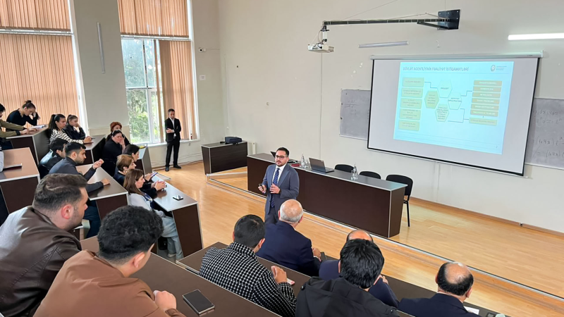 SDU tələbələri üçün açıq dərs keçirilib