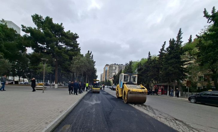 Sumqayıtın mərkəzində qaz kəməri yenilənir