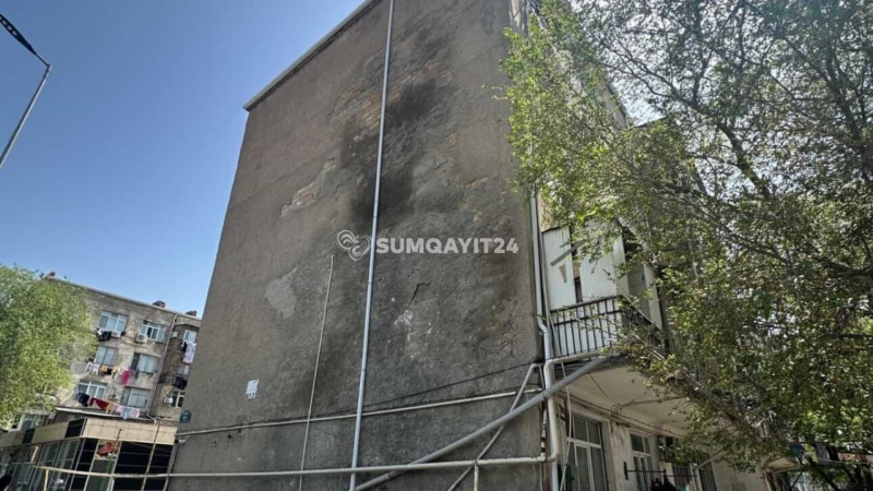 Hər an uçma təhlükəsi olan yataqxana