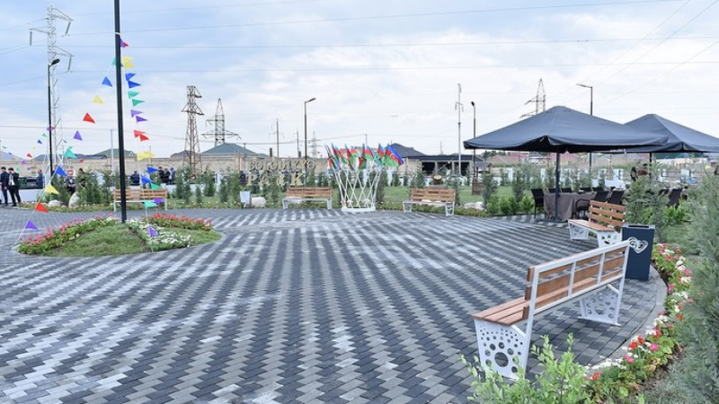 Sumqayıtda yeni park istifadəyə verildi