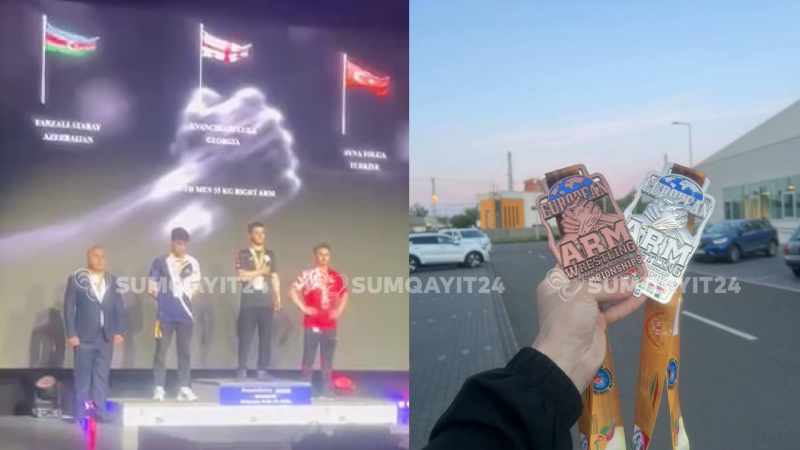 Sumqayıtlı idmançıdan Avropa çempionatında YÜKSƏK NƏTİCƏ