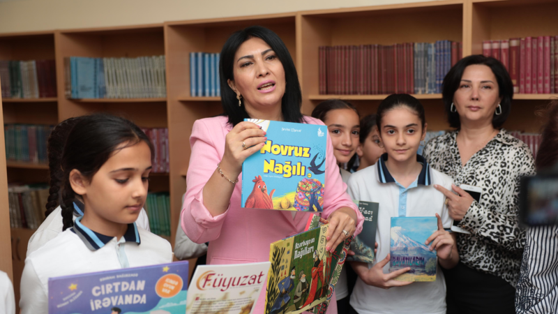 Sumqayıt məktəbində uşaqlar üçün tədbir keçirilib