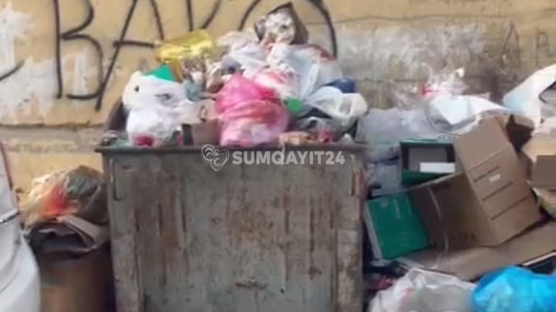 Sumqayıtda zibil böhranı - ŞİKAYƏT