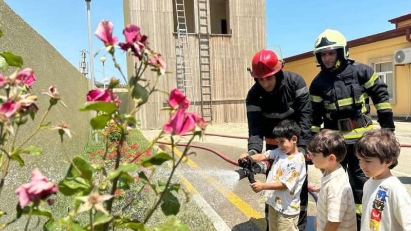 FHN Sumqayıtda uşaqlarla birgə tədbir keçirib