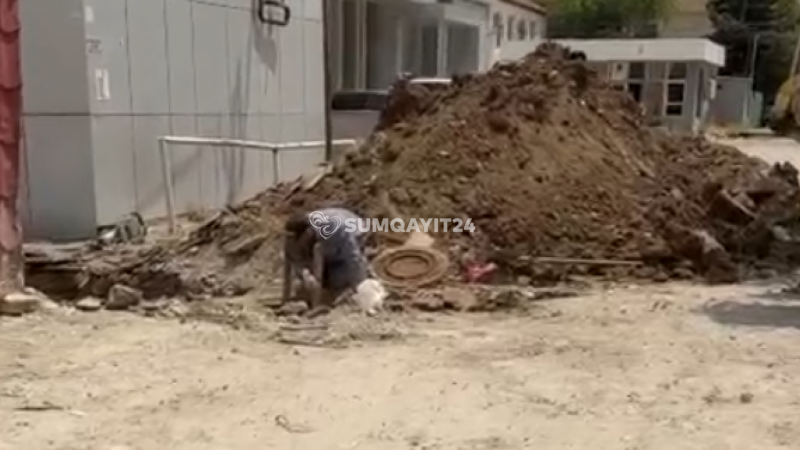Sumqayıtda qazıntı işləri bitmək bilmir – RƏSMİ AÇIQLAMA