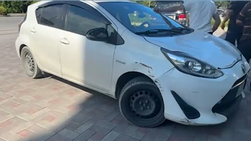 Sumqayıtda avtomobil yolu keçən qadını vurdu