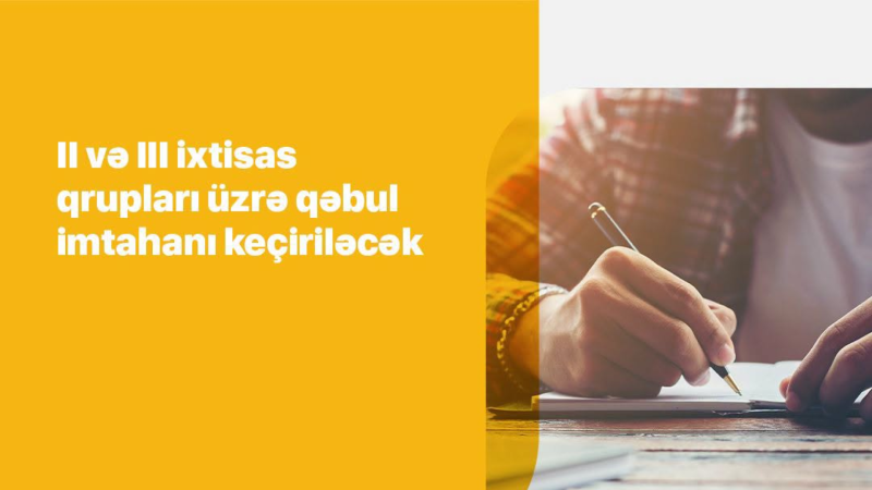 Sumqayıtda bu bazar qəbul imtahanı var