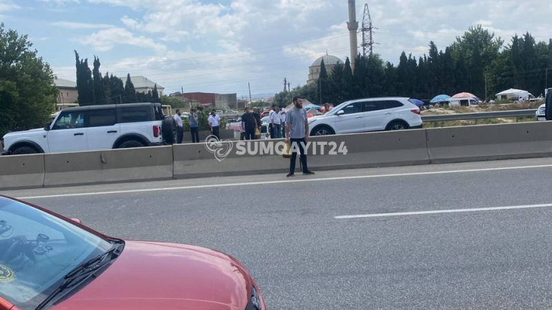 Bakı-Sumqayıt yolunun bu hissəsində vətəndaşlar TƏHLÜKƏDƏ