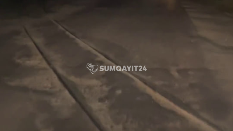 Maddi ziyan, təhlükə, qəza riski - Sumqayıtda yol problemi