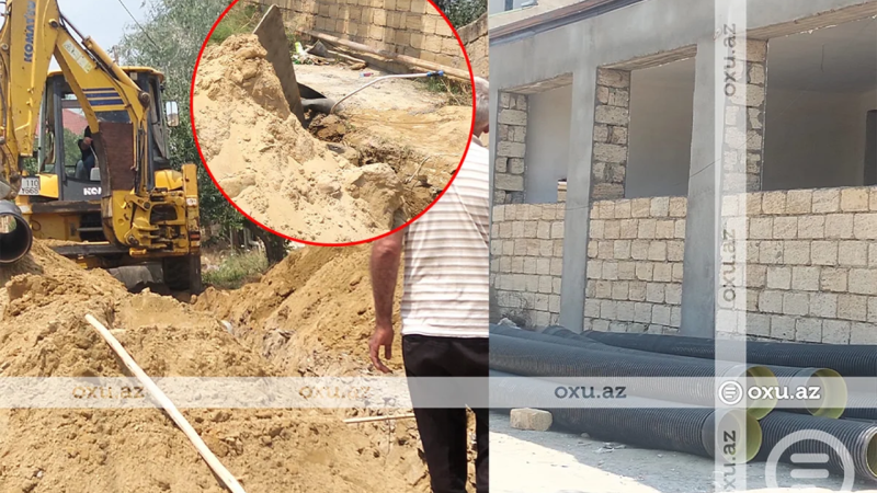 Sumqayıtda sakinlərdən kanalizasiya xətti çəkmək üçün pul istənilir? - İDDİA