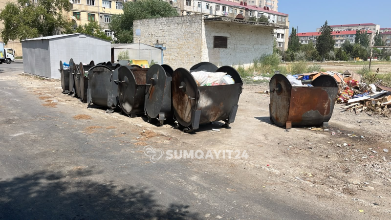 Sınıq-sökük konteynerlər yenilənəcək - Departamendən AÇIQLAMA