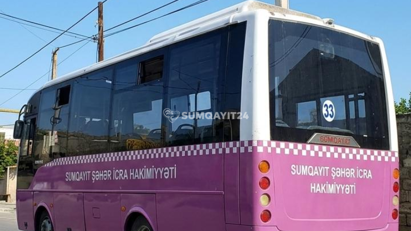 Sumqayıtda yolda qalmağa vərdiş edən 33 nömrə