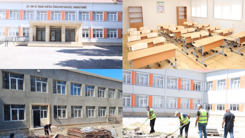 Sumqayıtda əsaslı təmirdən çıxan məktəbdə nələr dəyişib? - Reportaj