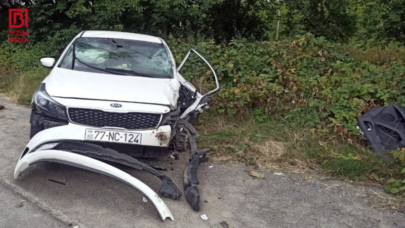 Sumqayıtlı xanım Qubada ağır qəzaya düşüb