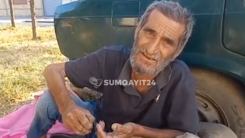 Özünü müəllim adlandıran 64 yaşlı naxçıvanlı Sumqayıtda səfil həyatı yaşayır - VİDEO