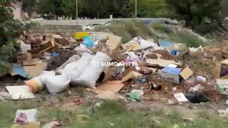 Sumqayıtda tullantı qalmaqalı: Sakinlərdən iddia, Departamentdən təkzib