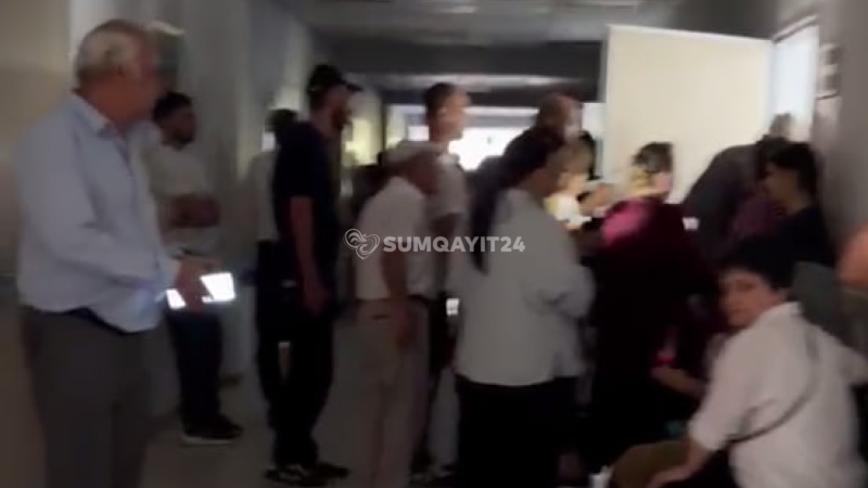 Sumqayıt xəstəxanasında işıqlar söndü - Qarışıqlıq yarandı