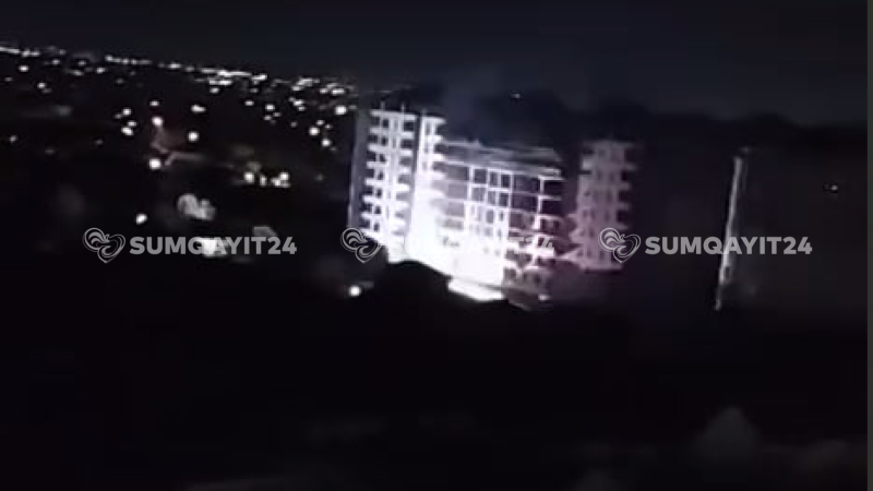 Sarayda yaşayış kompleksində partlayış
