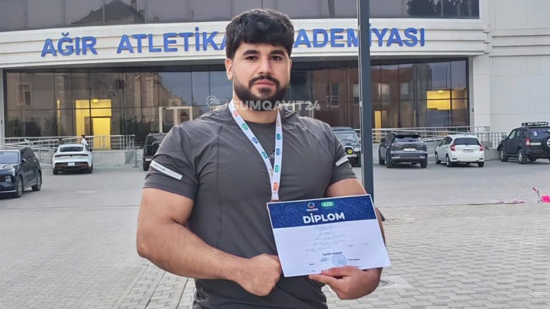 Sumqayıtlı pəhləvan Azərbaycan Kubokunu qazandı