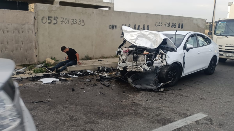 Novxanı yolunda ağır qəza