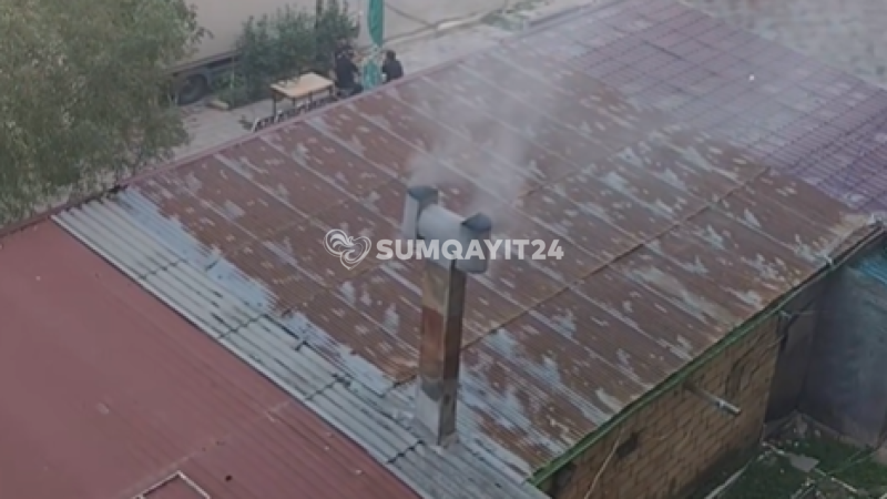 Sumqayıtda kafenin tüstüsü sakinləri evə həbs edib