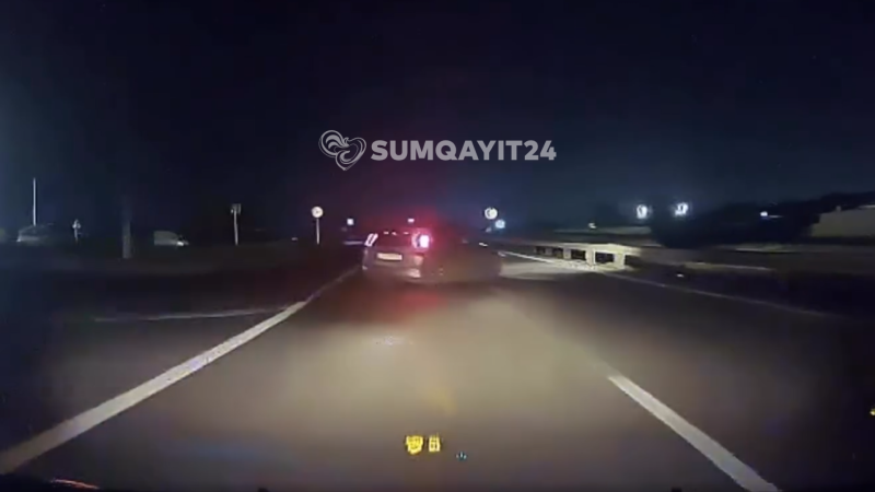 Sumqayıtdan keçən magistralda qəzalar artıb