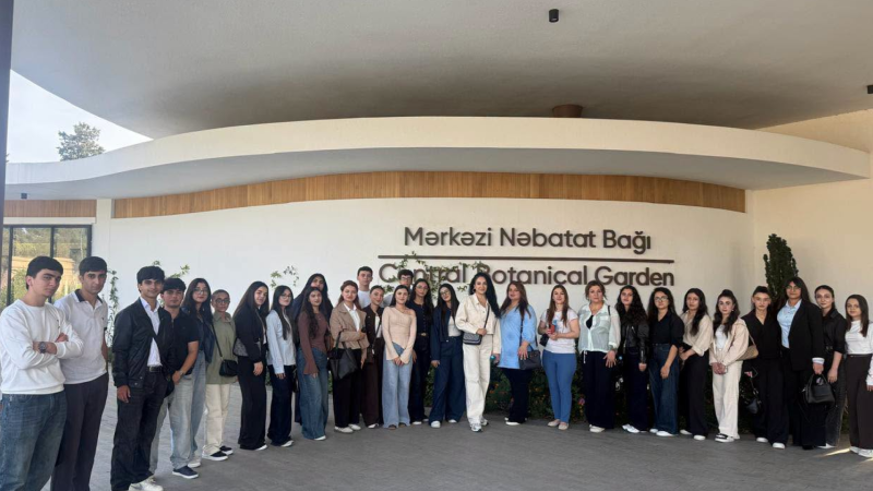 SDU tələbələri Mərkəzi Nəbatat Bağında