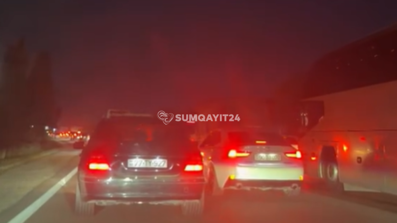 Tıxaclar artıq Sumqayıta yaxınlaşır…