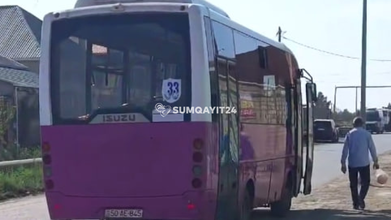 33 nömrəli avtobus yenə yolda qaldı: Sərnişinlər nə vaxta qədər əziyyət çəkməlidir?