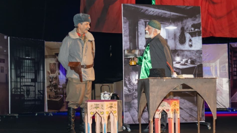 Sumqayıt teatrında Sürgün sevgi tamaşasının premyerası keçirildi