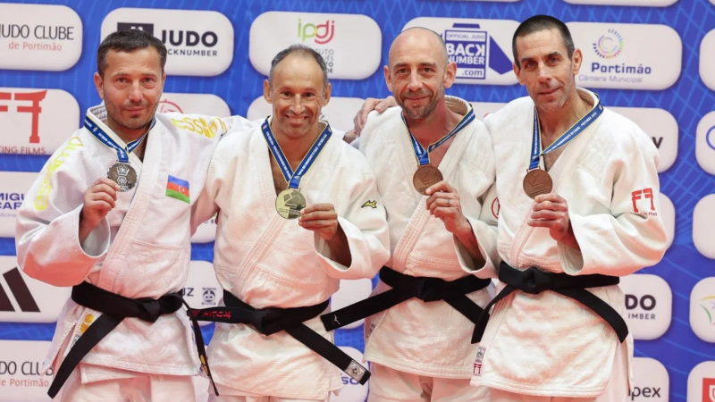 Sumqayıtın veteran cüdoçusu Avropa çempionatında fəxri kürsüdə