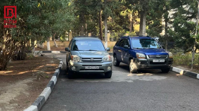 Sumqayıtda sürücülər doğum şöbəsinin yolunu zəbt edib?