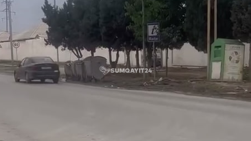 Sumqayit24.az quruma məlumat verdi - zibil qutularının yeri dəyişdirildi