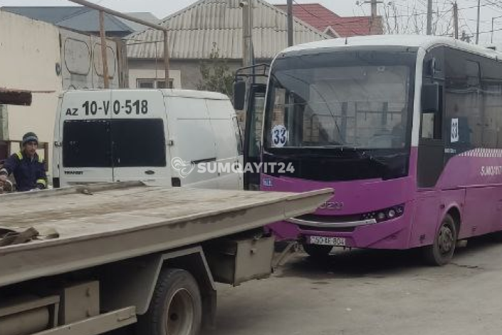 Sumqayıtda sərnişinləri yarı yolda qoyan "33 nömrə"