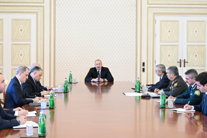 Prezident İlham Əliyevin sədrliyi ilə Təhlükəsizlik Şurasının iclası keçirildi