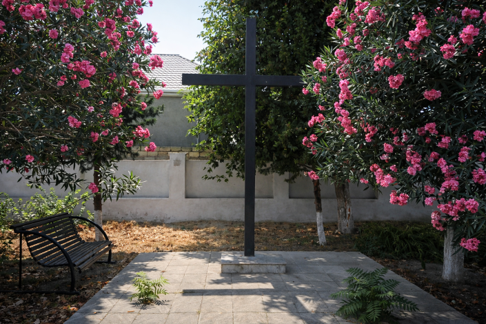 Sumqayıtdakı alman qəbiristanlığında monitorinq