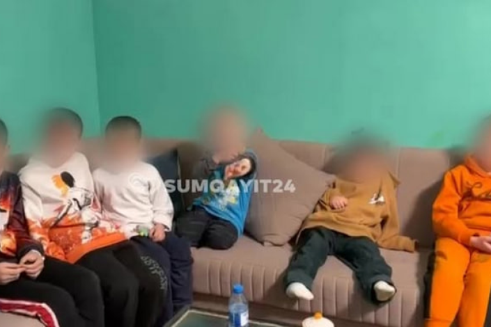 Sumqayıtda bu ailənin 2 uşağı dövlət müəssisəsinə yerləşdiriləcək