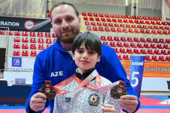 Sumqayıtlı ata-oğul dünya çempionu oldular