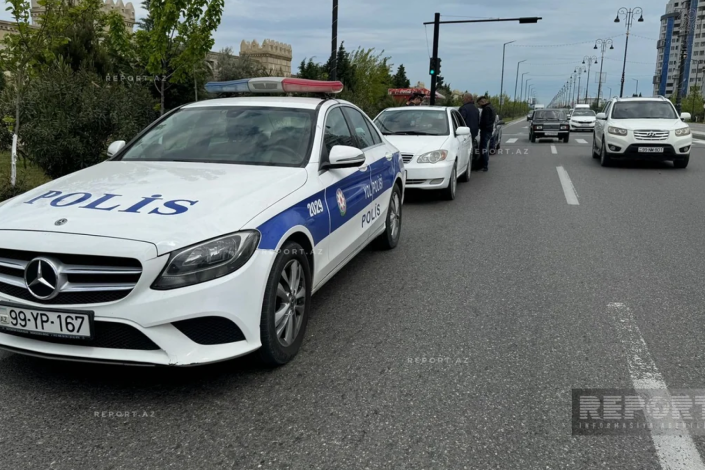 Sumqayıtda dörd avtomobil toqquşub