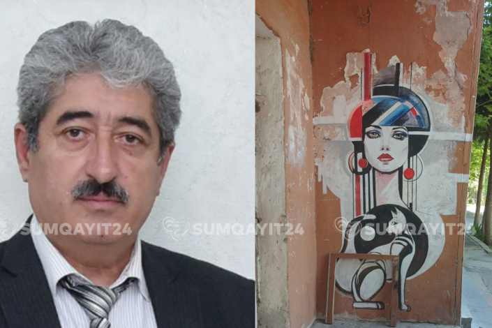 Rəssamdan çağırış: "Bələdiyyə Sumqayıtın görünüşü ilə bağlı daha ciddi addımlar atmalıdır"