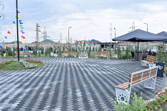 Sumqayıtda yeni park istifadəyə verildi