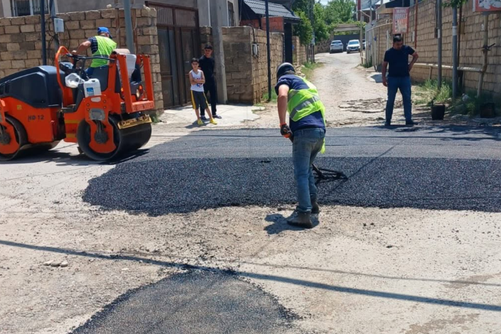 Sumqayıtda "33 nömrə"nin yolu asfaltlanır