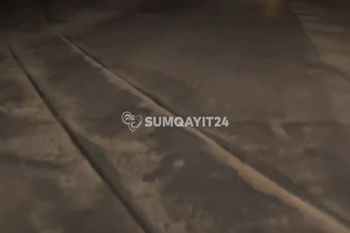Maddi ziyan, təhlükə, qəza riski - Sumqayıtda yol problemi