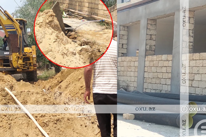 Sumqayıtda sakinlərdən kanalizasiya xətti çəkmək üçün pul istənilir? - İDDİA